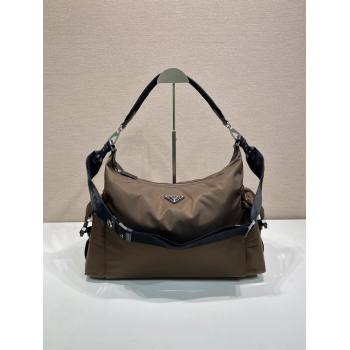 Prada Mens Explore Re-Nylon and leather bag Sienna Brown 2026 2VH204 (YZ-260410081)