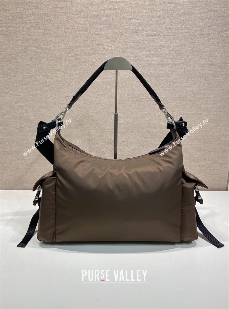Prada Mens Explore Re-Nylon and leather bag Sienna Brown 2026 2VH204 (YZ-260410081)