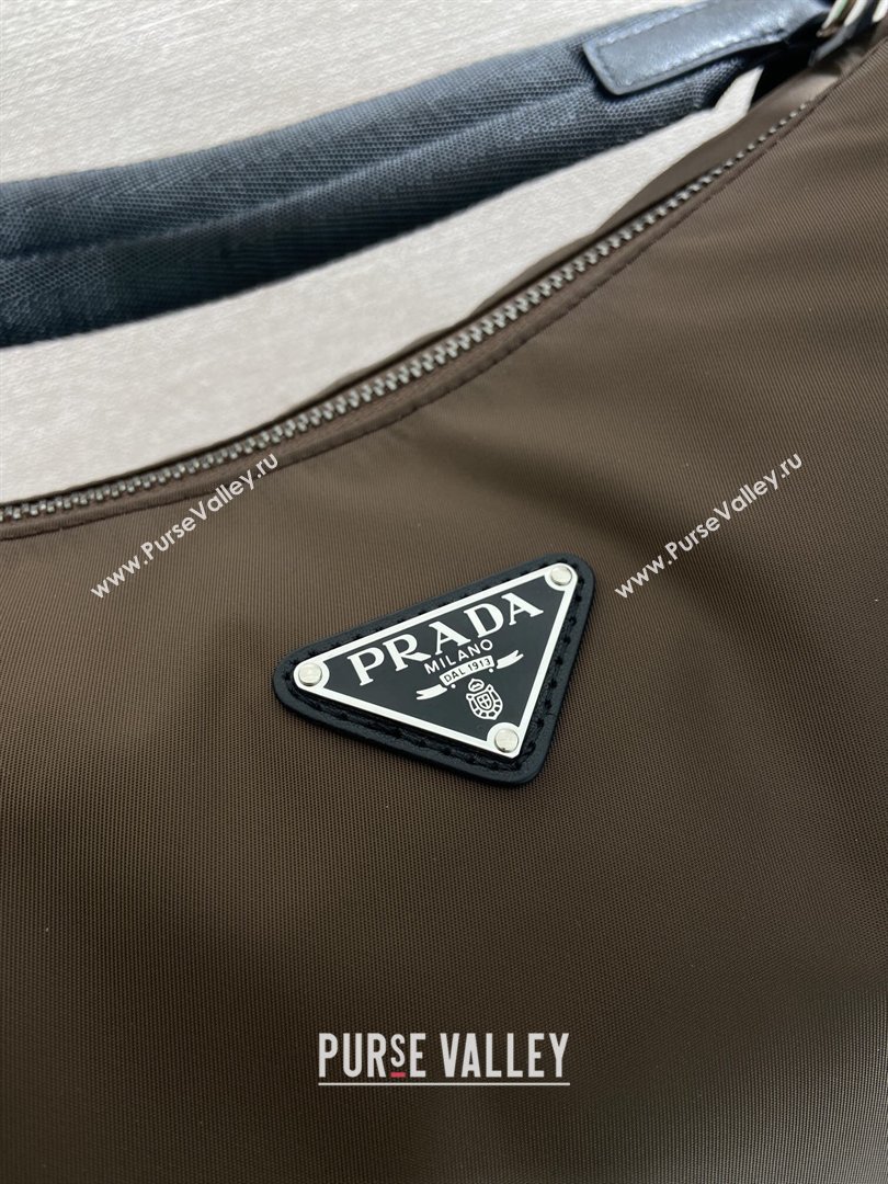 Prada Mens Explore Re-Nylon and leather bag Sienna Brown 2026 2VH204 (YZ-260410081)