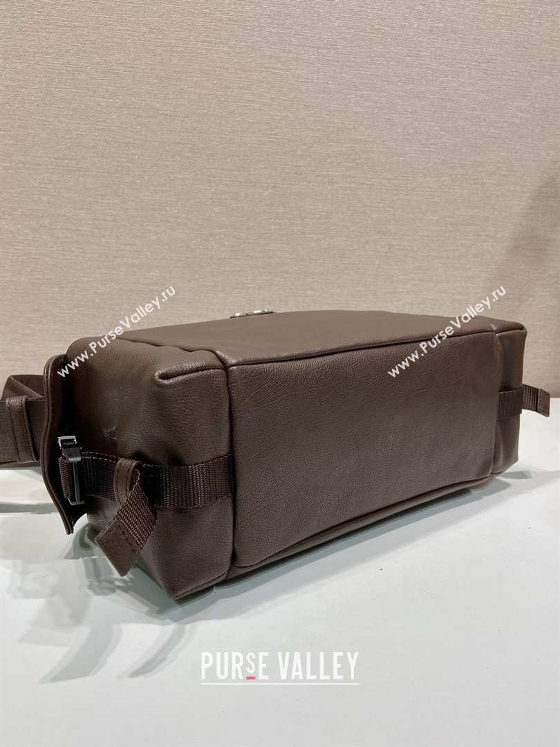 Prada Explore Leather Shoulder bag Coffee Brown 2026 2VH206 (YZ-260410078)