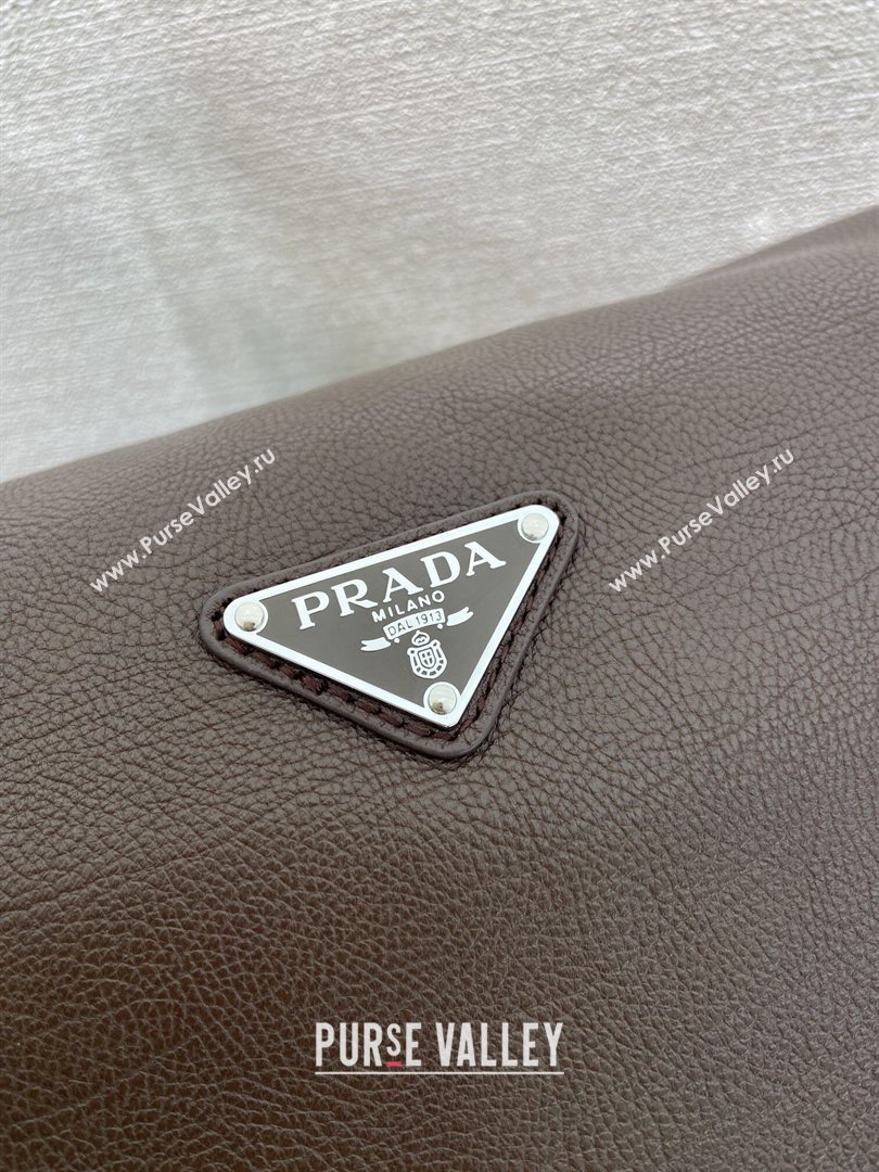 Prada Explore Leather Shoulder bag Coffee Brown 2026 2VH206 (YZ-260410078)