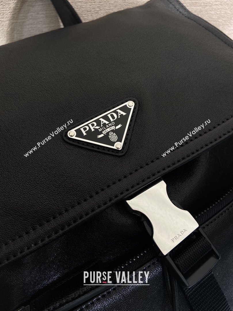 Prada Mens Explore leather backpack bag Black 2026 2VZ118 (YZ-260410124)