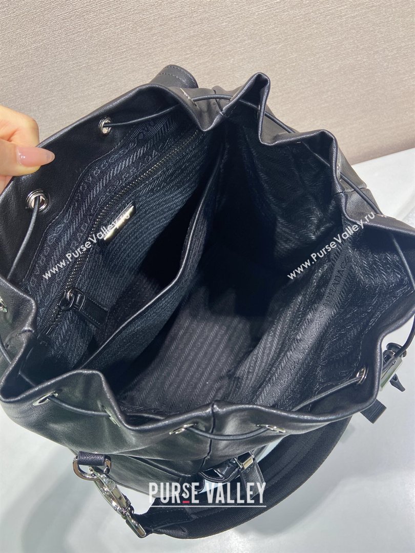 Prada Mens Explore leather backpack bag Black 2026 2VZ118 (YZ-260410124)