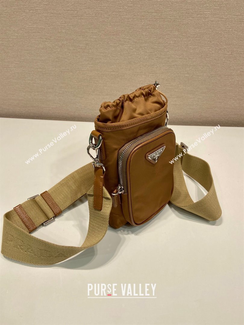 Prada Re-Nylon Smartphone Case 2ZH155 Brown 2025 (YZ-250627032)