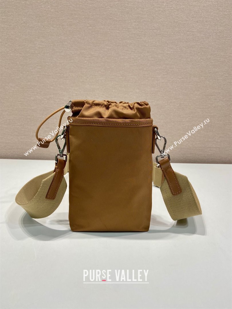 Prada Re-Nylon Smartphone Case 2ZH155 Brown 2025 (YZ-250627032)
