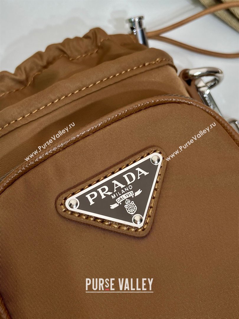 Prada Re-Nylon Smartphone Case 2ZH155 Brown 2025 (YZ-250627032)