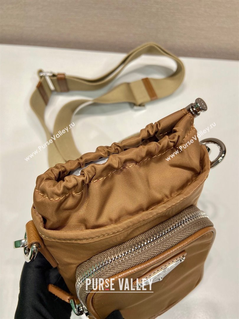 Prada Re-Nylon Smartphone Case 2ZH155 Brown 2025 (YZ-250627032)