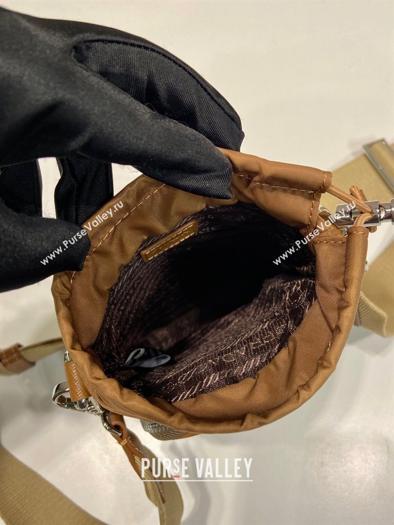 Prada Re-Nylon Smartphone Case 2ZH155 Brown 2025 (YZ-250627032)