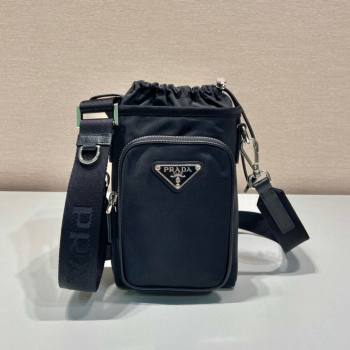 Prada Re-Nylon Smartphone Case 2ZH155 Black 2025 (YZ-250627033)