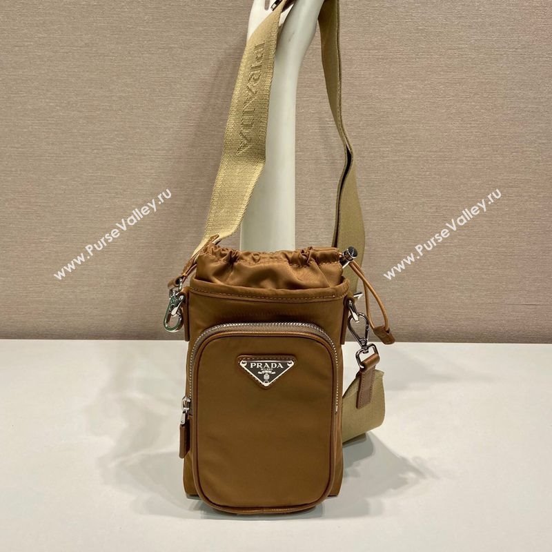 Prada Re-Nylon Smartphone Case 2ZH155 Brown 2025 (YZ-250627032)