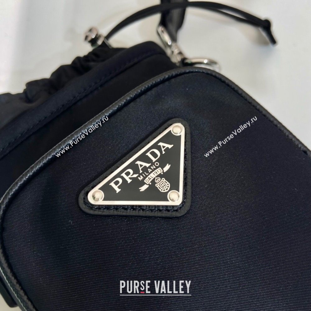 Prada Re-Nylon Smartphone Case 2ZH155 Black 2025 (YZ-250627033)