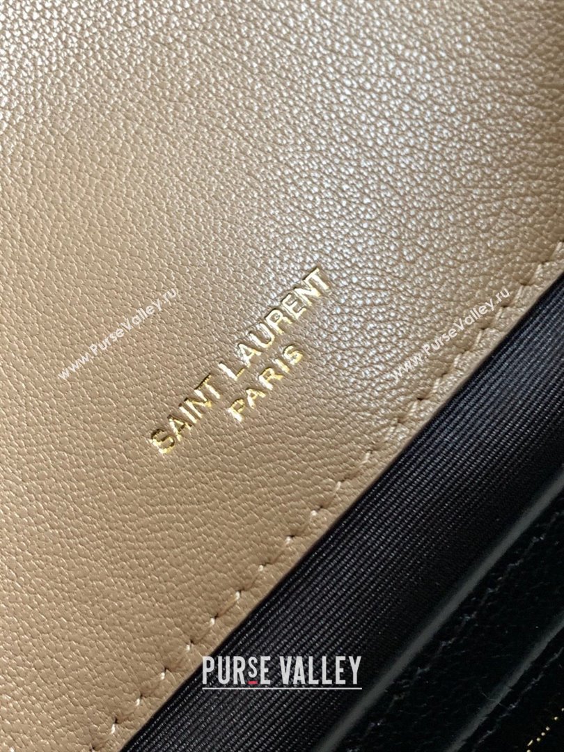 Saint Laurent Medium Monogram College Bag in Leather 392737 Beige 2025 (YY-250520051)