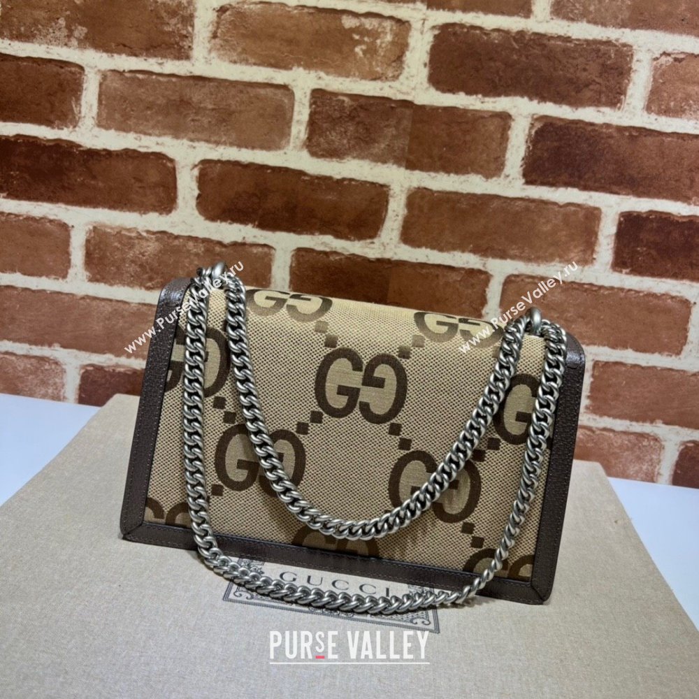 Gucci Dionysus Shoulder Bag in Jumbo GG Canvas Camel 400249 2025 (DLH-250210106)