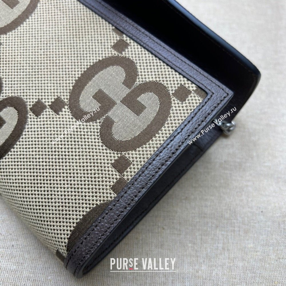 Gucci Dionysus GG Maxi Canvas Chain Wallet 401231 Camel 2025 (DLH-250630081)