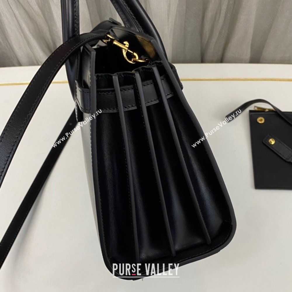 Saint Laurent Sac De Jour Baby Tote bag in Smooth Leather 421863 Black/Gold 2023 (nana-231023050)