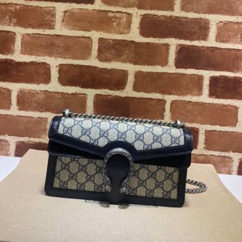 Gucci Dionysus GG Canvas and Leather Small Bag Beige/Blue 2024 499623 (DLH-241104011)