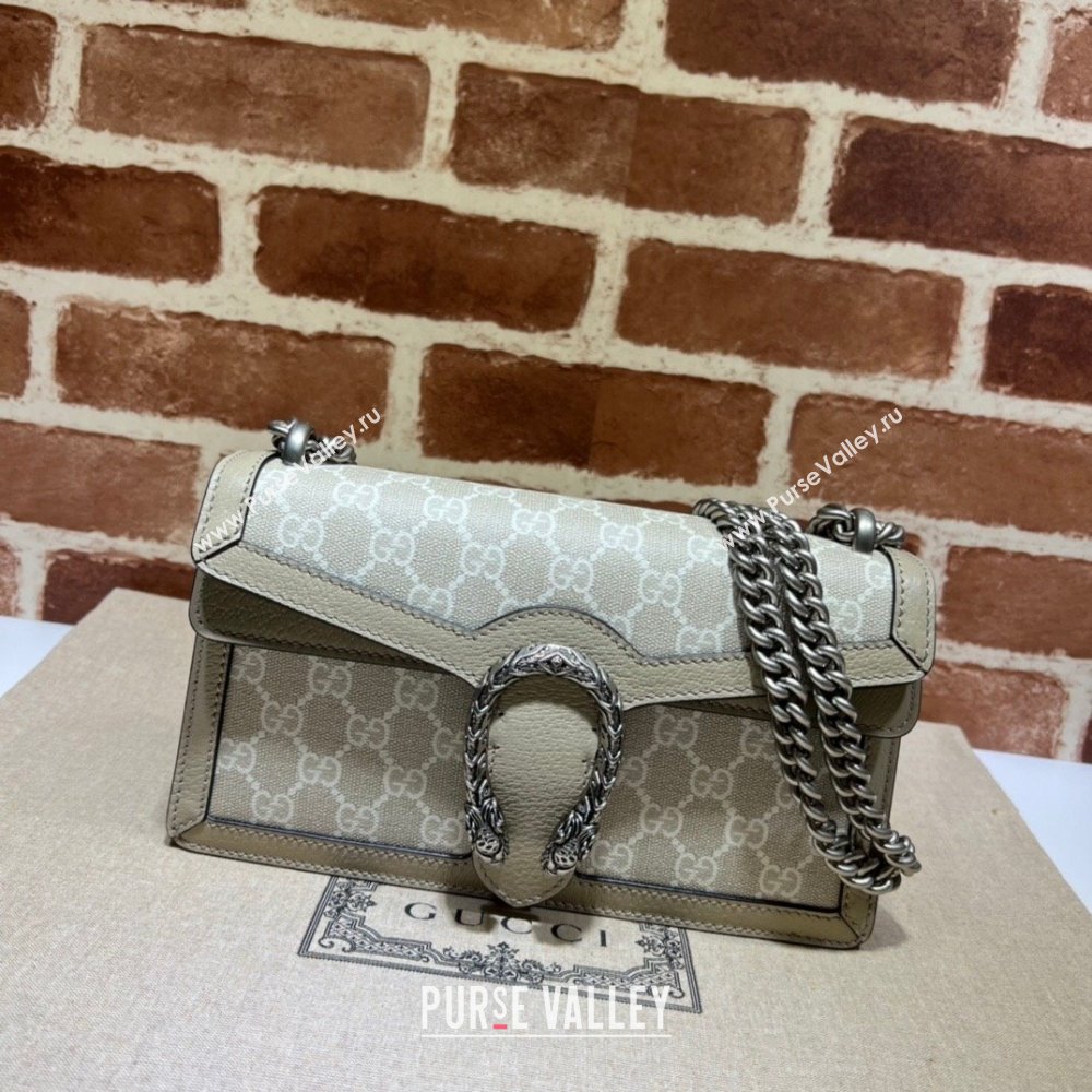 Gucci Dionysus GG Canvas and Leather Small Bag Beige/Oatmeal 2024 499623 (DLH-241104012)