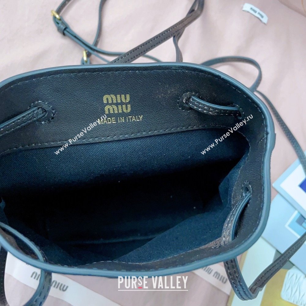 Miu Miu Faded Leather Pouch Brown 2025 5NF460 (JD-250626070)