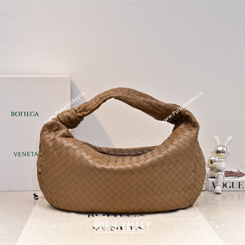 Bottega Veneta Medium Jodie Bag in Intrecciato Leather Light Brown 2026 600263 (YX-260402110)