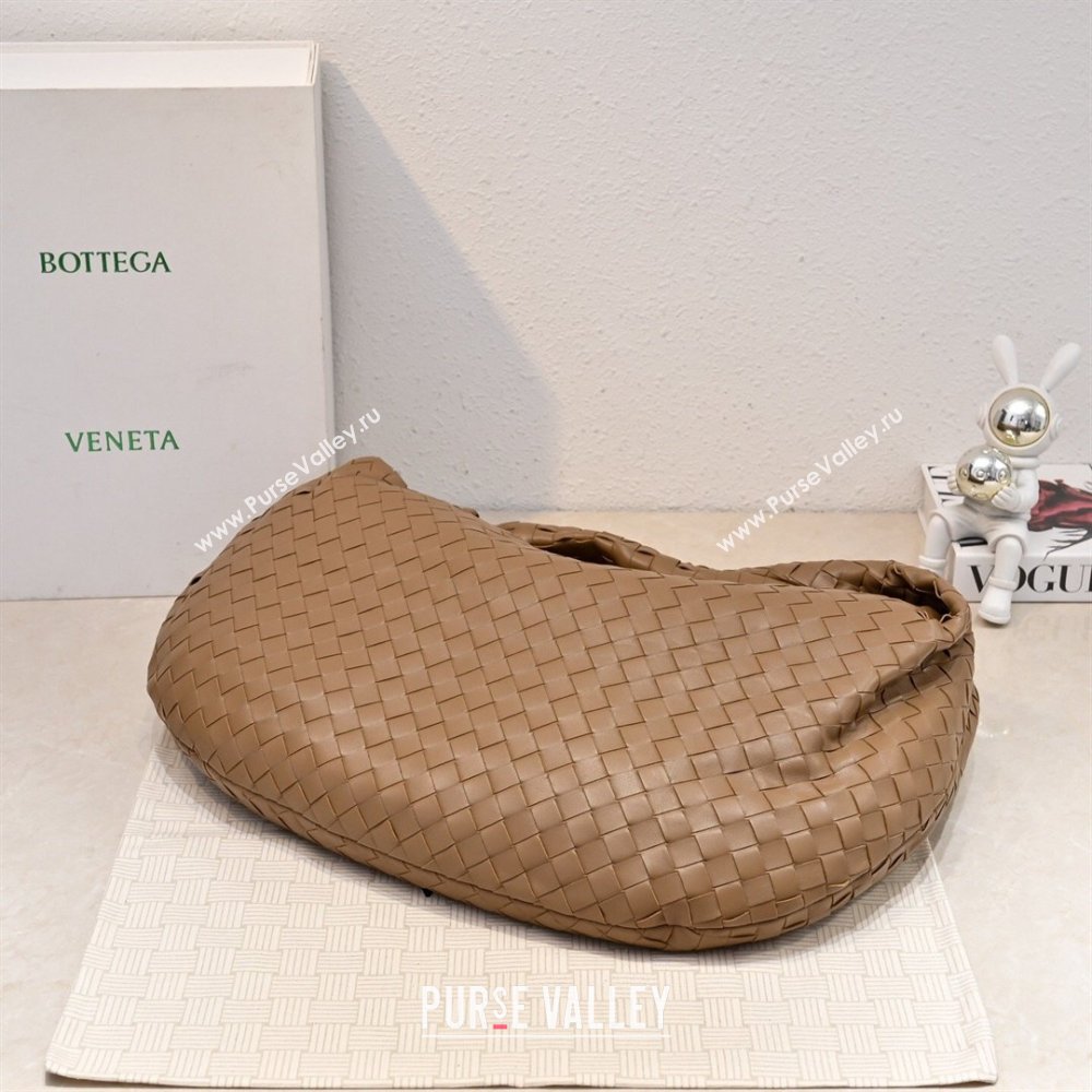 Bottega Veneta Medium Jodie Bag in Intrecciato Leather Light Brown 2026 600263 (YX-260402110)