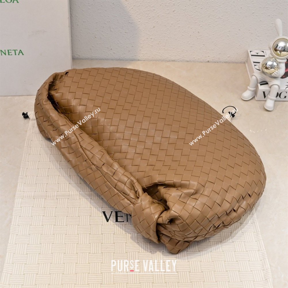Bottega Veneta Medium Jodie Bag in Intrecciato Leather Light Brown 2026 600263 (YX-260402110)