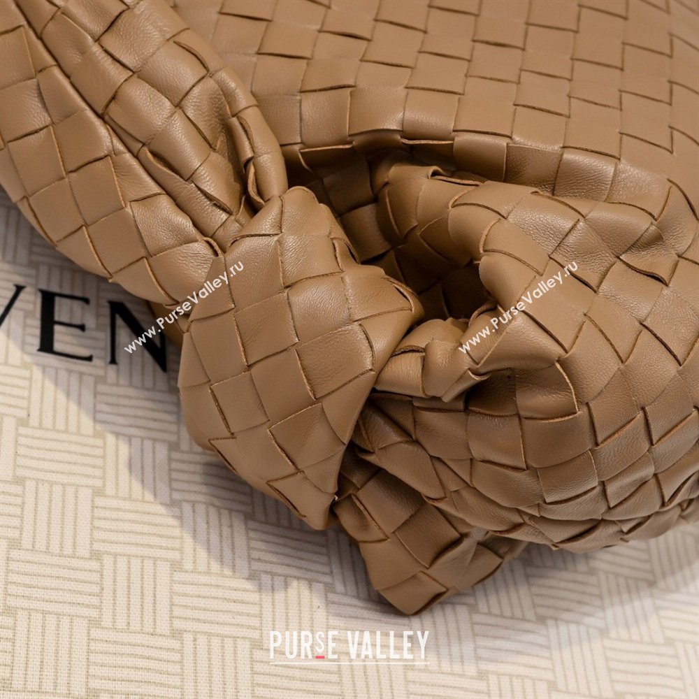 Bottega Veneta Medium Jodie Bag in Intrecciato Leather Light Brown 2026 600263 (YX-260402110)