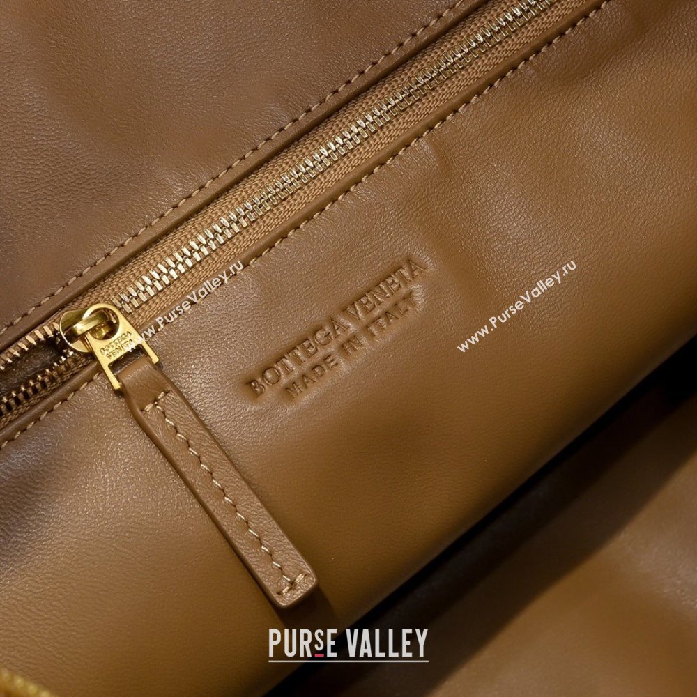 Bottega Veneta Medium Jodie Bag in Intrecciato Leather Light Brown 2026 600263 (YX-260402110)