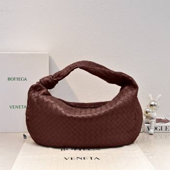 Bottega Veneta Medium Jodie Bag in Intrecciato Leather Burgundy 2026 600263 (YX-260402112)