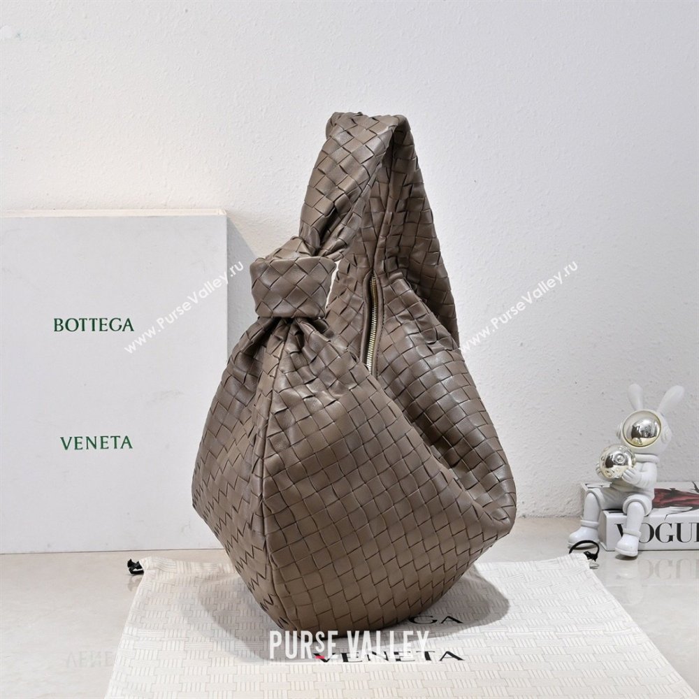 Bottega Veneta Medium Jodie Bag in Intrecciato Leather Khaki 2026 600263 (YX-260402115)