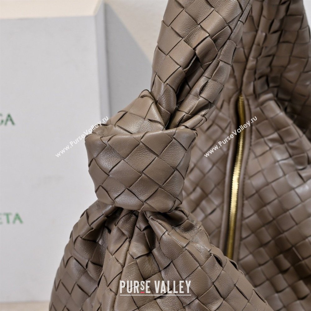 Bottega Veneta Medium Jodie Bag in Intrecciato Leather Khaki 2026 600263 (YX-260402115)