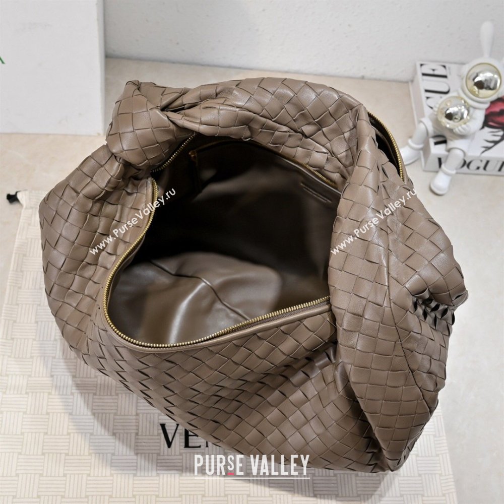 Bottega Veneta Medium Jodie Bag in Intrecciato Leather Khaki 2026 600263 (YX-260402115)