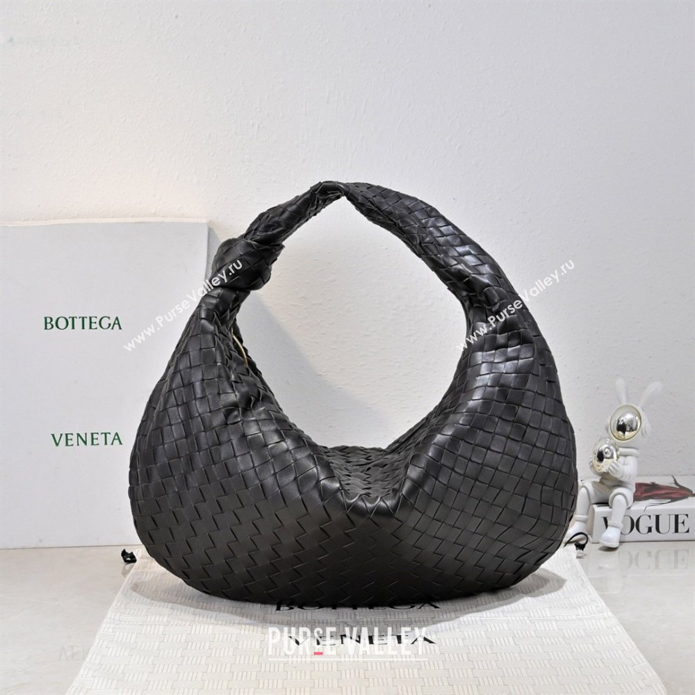 Bottega Veneta Medium Jodie Bag in Intrecciato Leather Black 2026 600263 (YX-260402116)