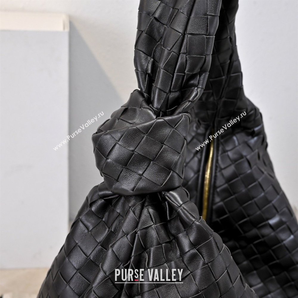 Bottega Veneta Medium Jodie Bag in Intrecciato Leather Black 2026 600263 (YX-260402116)