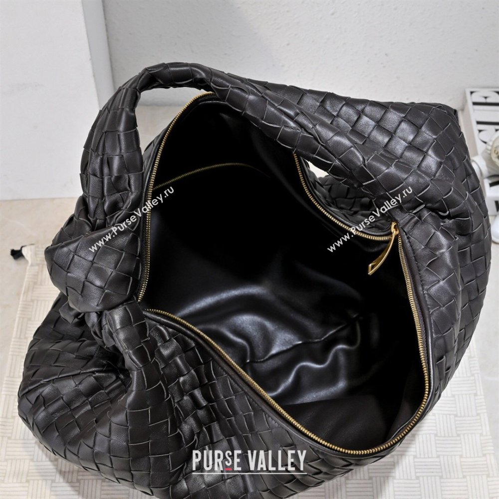 Bottega Veneta Medium Jodie Bag in Intrecciato Leather Black 2026 600263 (YX-260402116)