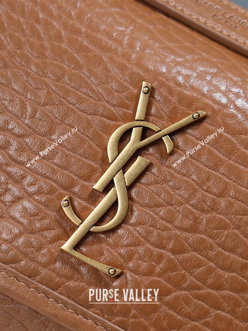 Saint Laurent Niki Baby bag in Grained Lambskin 633179 Dark Brown 2025 (YY-250801123)