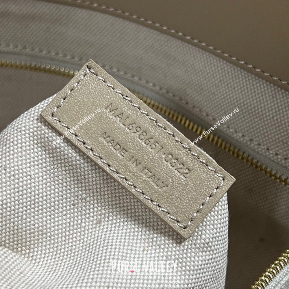 Saint Laurent Icare Maxi Shopping Bag in Quilted Suede 698651 Beige 2025 (nana-250924074)