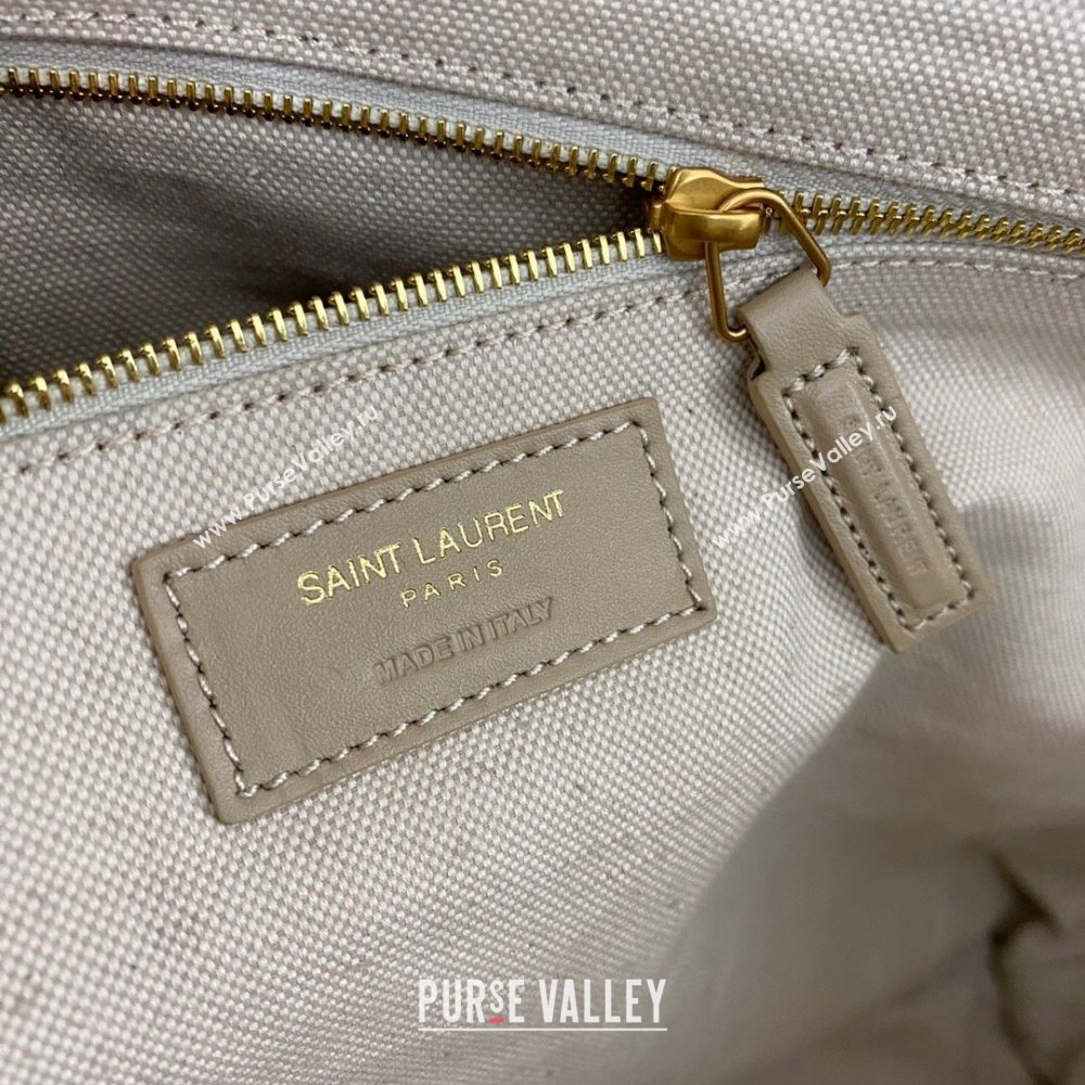 Saint Laurent Icare Maxi Shopping Bag in Quilted Nappa Leather 698651 Beige 2025 (nana-250924075)