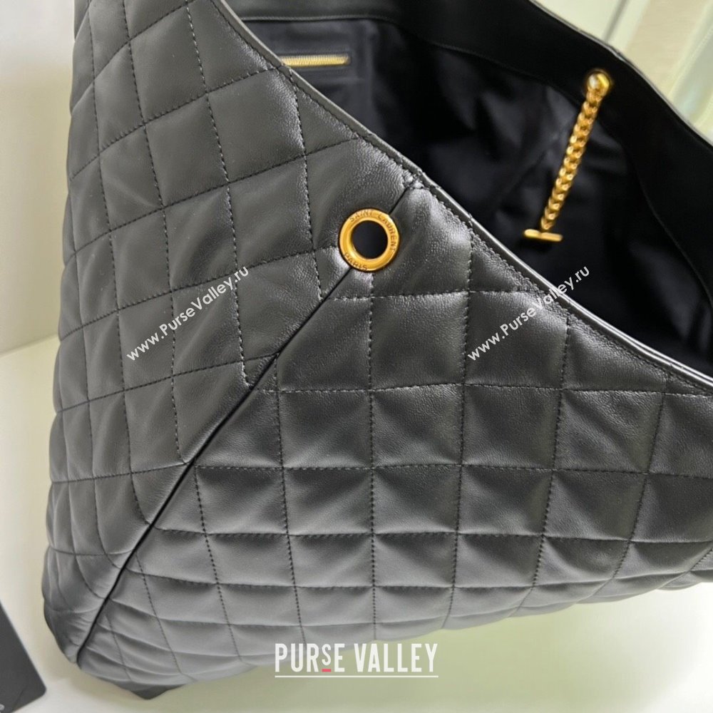 Saint Laurent Icare Maxi Shopping Bag in Quilted Nappa Leather 698651 Black 2025 (nana-250924073)