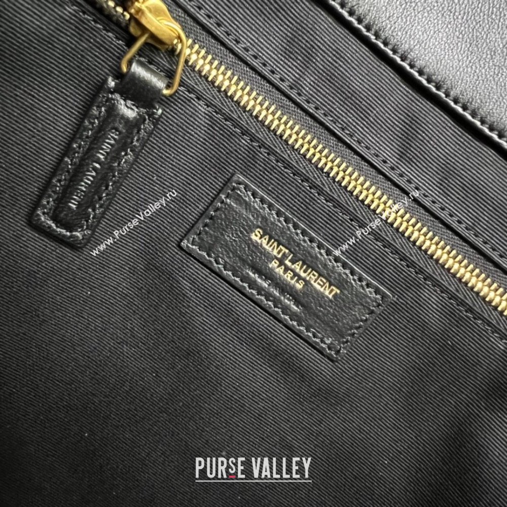 Saint Laurent Icare Maxi Shopping Bag in Quilted Nappa Leather 698651 Black 2025 (nana-250924073)