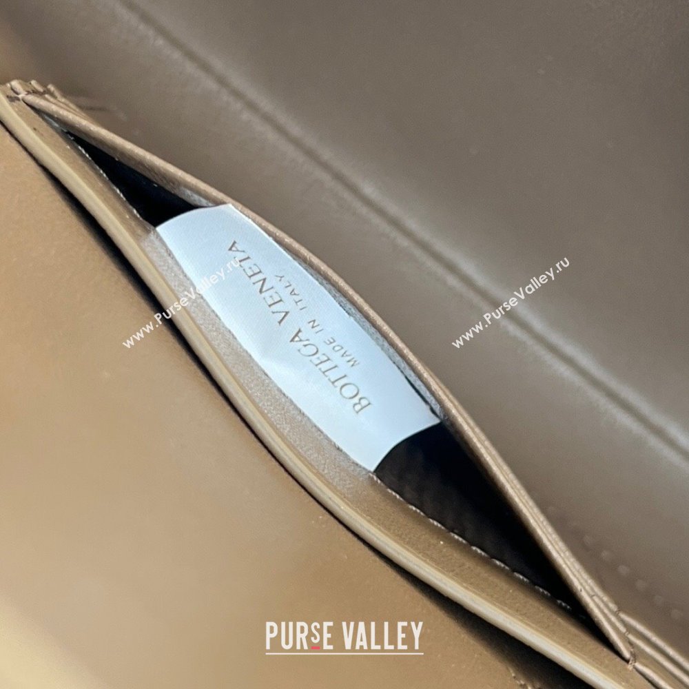 Bottega Veneta Long Clutch Bag Andiamo in Intrecciato Leather Pinenut Brown 2025 741511 (WT-251119045)