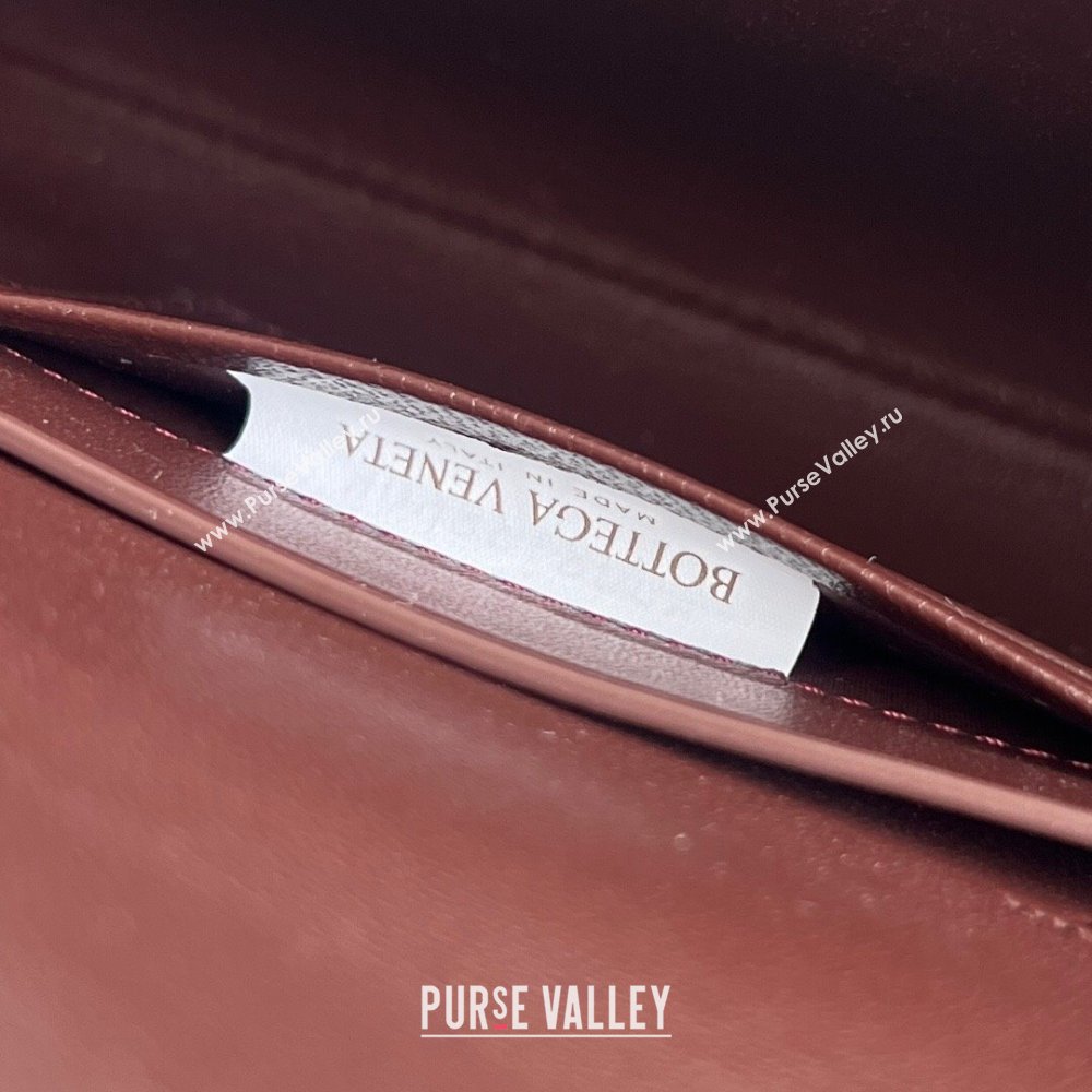 Bottega Veneta Long Clutch Bag Andiamo in Crocodile Embossed Leather Dark Brown 2025 741511 (WT-251119047)