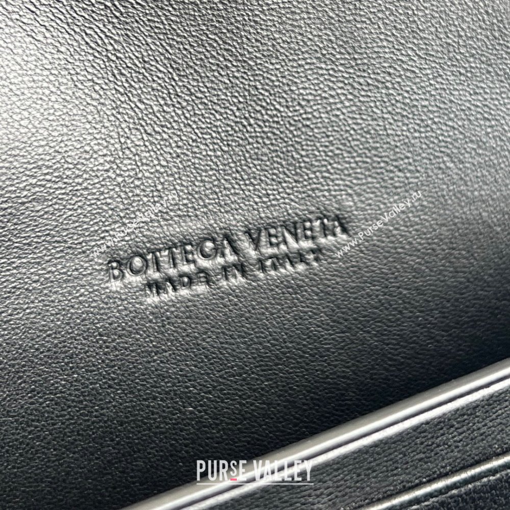 Bottega Veneta Long Clutch Bag Andiamo in Intrecciato Leather Black 2025 741511 (WT-251119036)