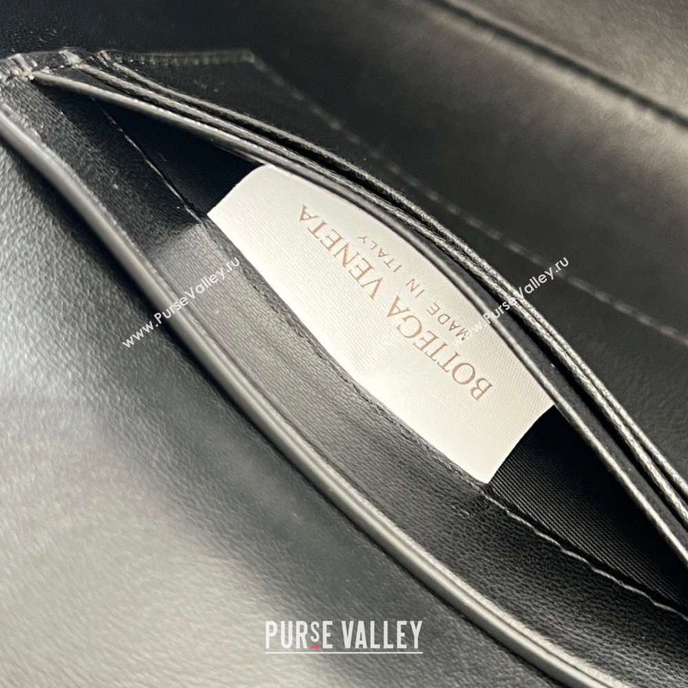 Bottega Veneta Long Clutch Bag Andiamo in Intrecciato Leather Black 2025 741511 (WT-251119036)