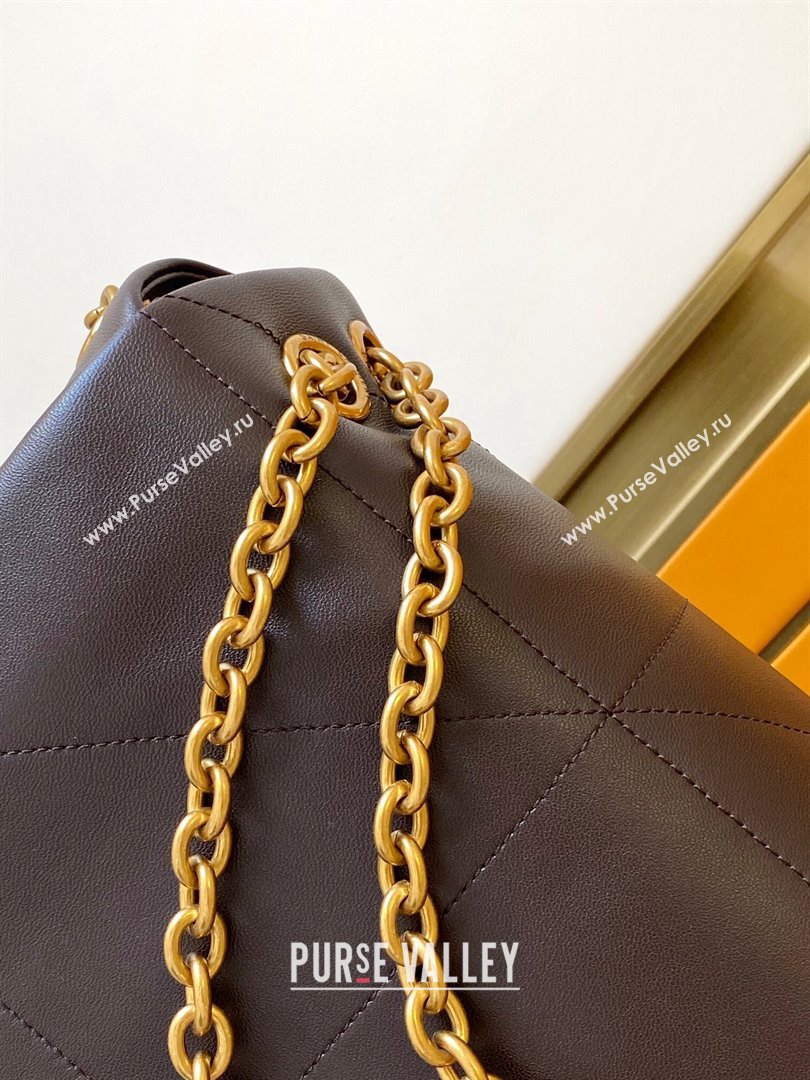 Saint Laurent Jamie 4.3 Large Bag in Soft Lambskin 742431 Dark Brown 2025 (YY-250409086)