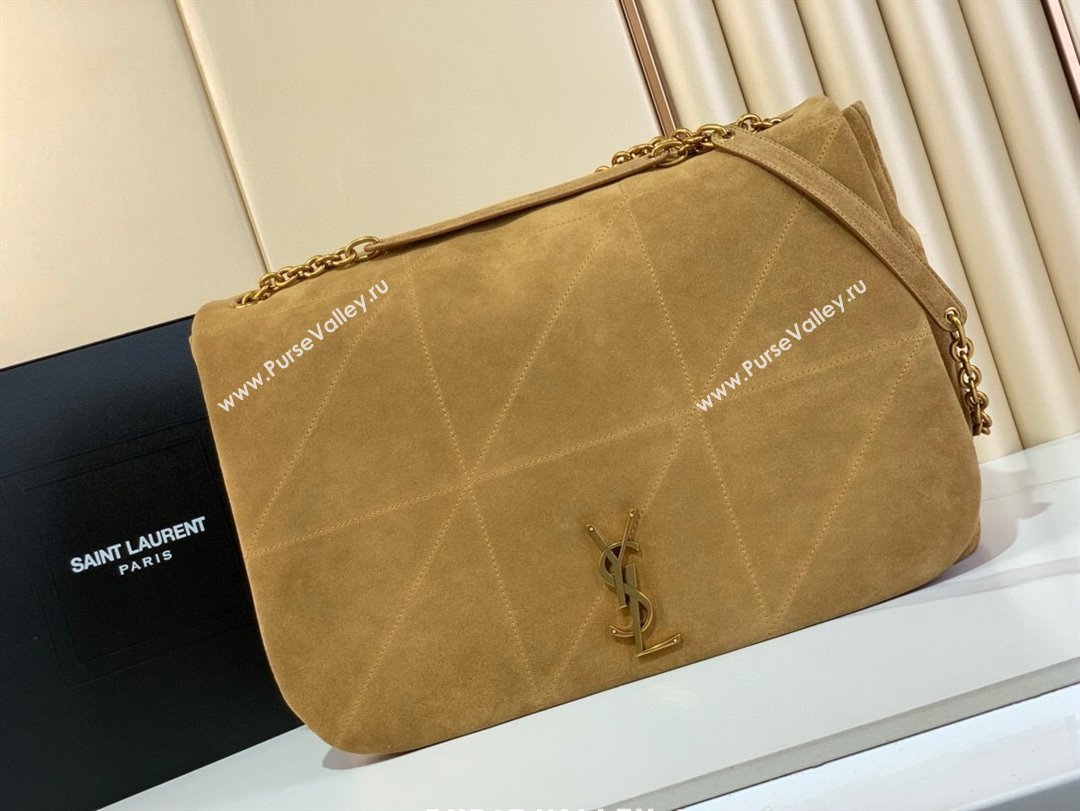 Saint Laurent Jamie 4.3 Large Bag in Suede 742431 Golden Leaf 2025 (YY-250409085)
