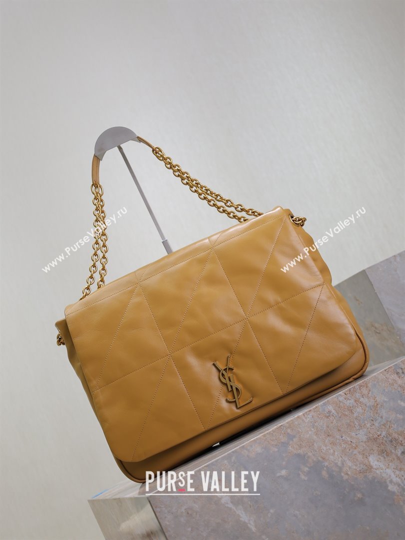 Saint Laurent Jamie 4.3 Large Bag in Soft Lambskin 742431 Clay Yellow 2025 (YY-250409088)