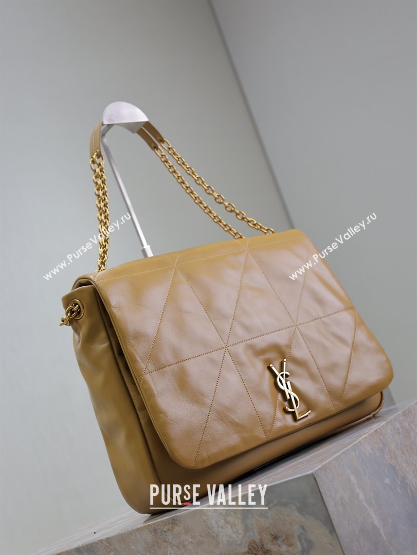 Saint Laurent Jamie 4.3 Large Bag in Soft Lambskin 742431 Clay Yellow 2025 (YY-250409088)