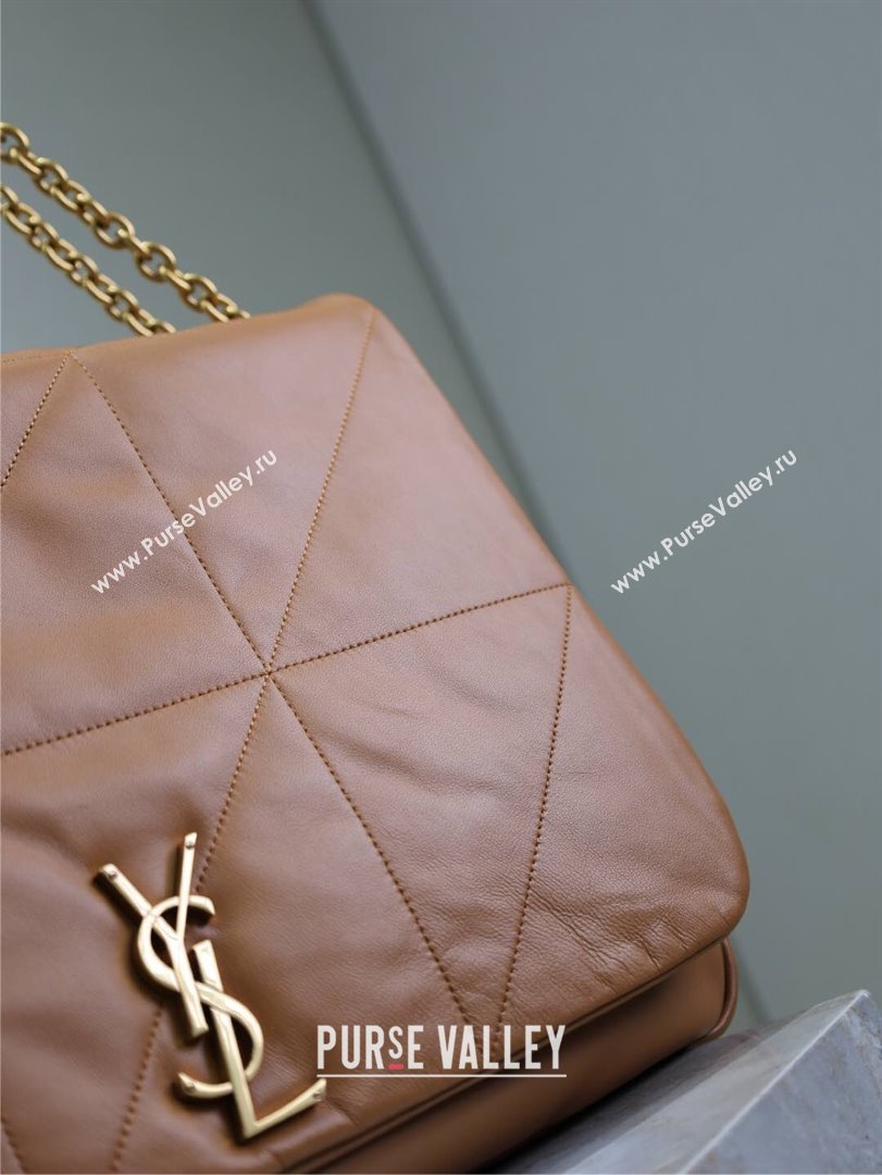 Saint Laurent Jamie 4.3 Large Bag in Soft Lambskin 742431 Brown Caramel 2025 (YY-250409089)