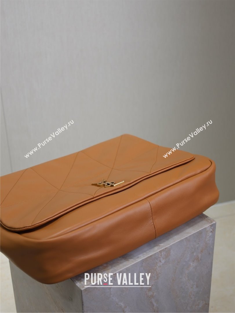 Saint Laurent Jamie 4.3 Large Bag in Soft Lambskin 742431 Brown Caramel 2025 (YY-250409089)
