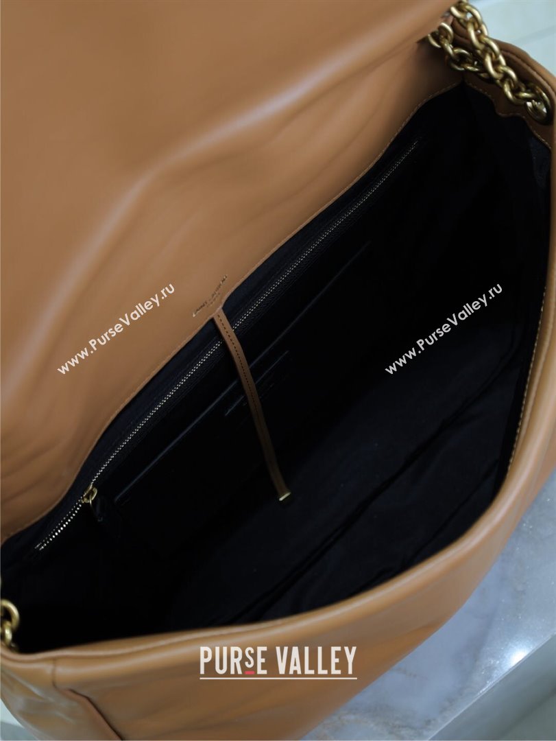 Saint Laurent Jamie 4.3 Large Bag in Soft Lambskin 742431 Brown Caramel 2025 (YY-250409089)